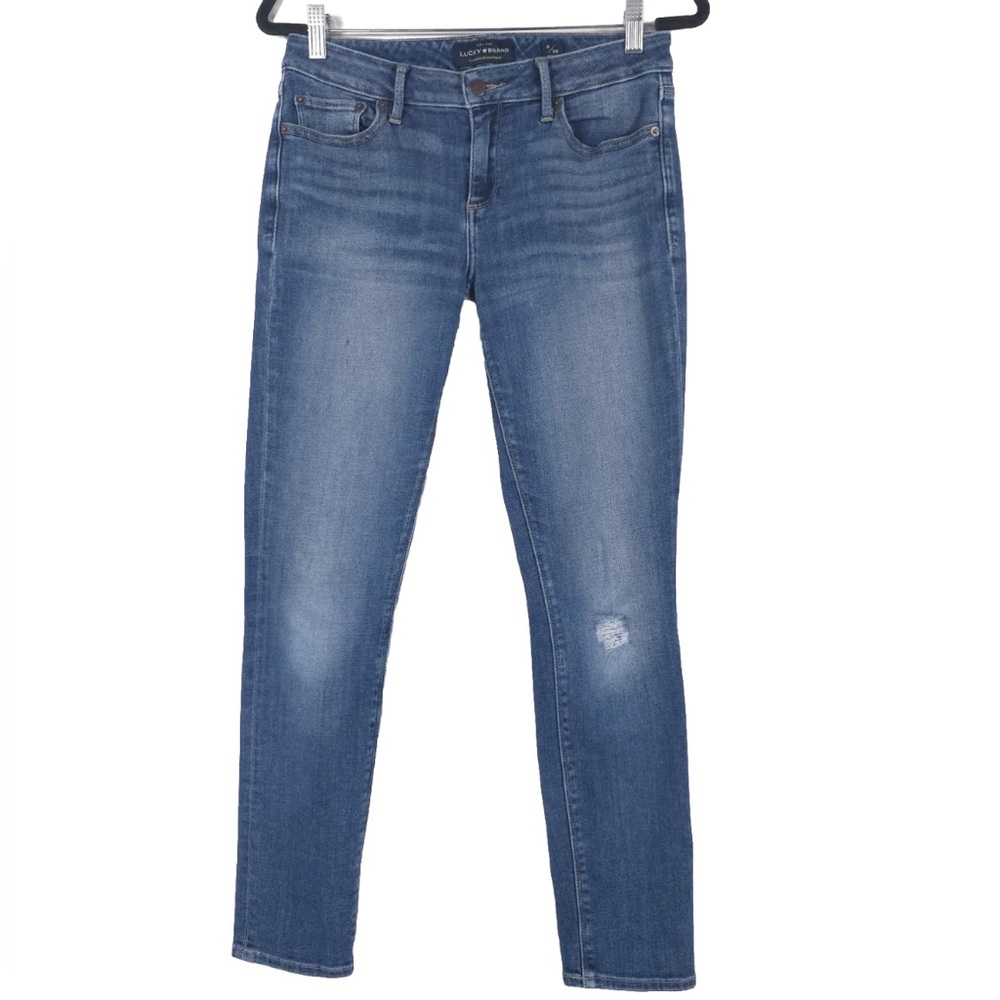 LUCKY BRAND LOLITA SKINNY‎ Jeans Distressed Size 6/28 REGULAR